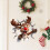 3D Santa Wall Decal Reindeer Removable Holiday Sticker 4