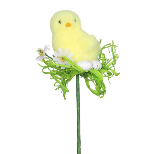Easter Chick Floral Picks Spring Bouquet Stems 6 pcs 1