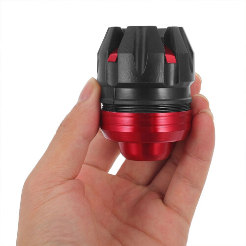 Motorcycle Frame Sliders Red PP Aluminum Alloy Front Fork 1
