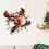 3D Santa Wall Decal Reindeer Removable Holiday Sticker 5