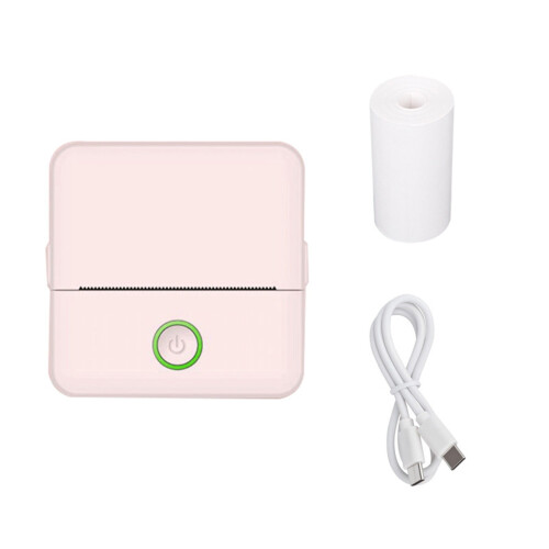 Thermische mini-stickerprinter met Bluetooth, 3 rollen