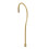 Down Rod Curved Stem Lamp Accessory for Table Lamp Repair 6