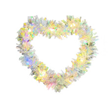 Couronne de Saint-Valentin pour porte d'entrée, couronne de cœurs en guirlande pour décoration intérieure et extérieure, décoration murale en