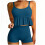 Bikini da donna a due pezzi con top a fascia e boxer 1
