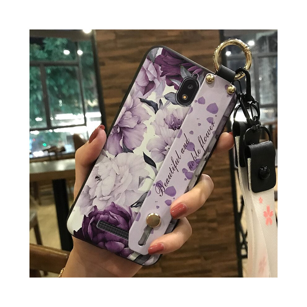 Blu View2/B130dl Phone Case With Ring Kickstand, Lanyard, Dirt-Resistant & Shockproof Silicone Case Â Compatible With Blu View2/B130dl 9027700166554