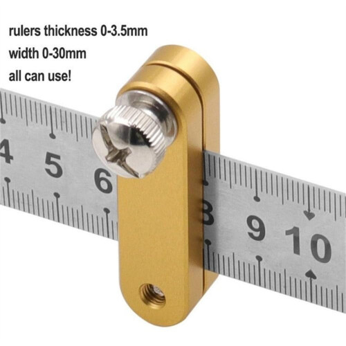 Steel Ruler Positioning Block Angle Scriber Line Marking Gauge 1