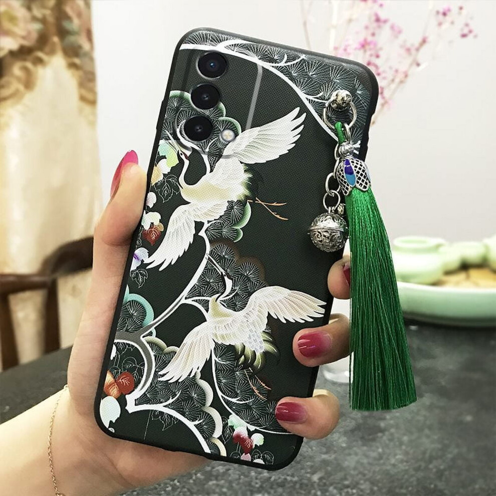 Phone Case Compatible With Oneplus Nord N200 5G Â Anti-Knock, Shockproof, Waterproof, Dustproof Silicone & Tpu Cover With Chinese Style Tassel Bell 9027700166905
