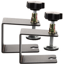 Lot de 2 pinces de menuiserie, petites pinces en C en acier inoxydable, pinces de type tigre pour le travail du bois