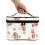 Polyester make-upborstelhouder, draagbaar en lichtgewicht. 3