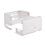 Wooden Router Storage Box 32 x 20 cm White 3
