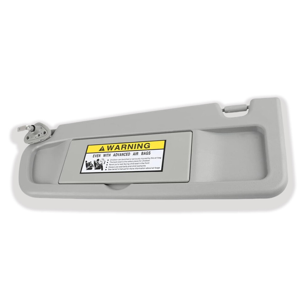 Sun Visor Replacement Fit For Honda Civic 2006-2011, Oe:83280-Sna-A01za, Sun Visor With Mirror, Driver Left Side- Gray 9399596744315