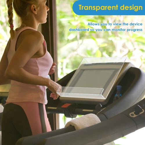 Acrylic treadmill tablet holder transparent portable for 2