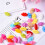 Scrapbooking Buttons Nylon Assorted Colors 100PCS 5