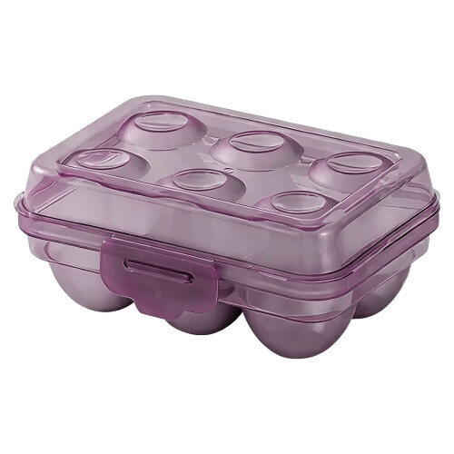 Deviled Egg Container with Lid, Egg Organizer & Storage Tray for Refrigerator – Compatible with Standard Fridge Shelves