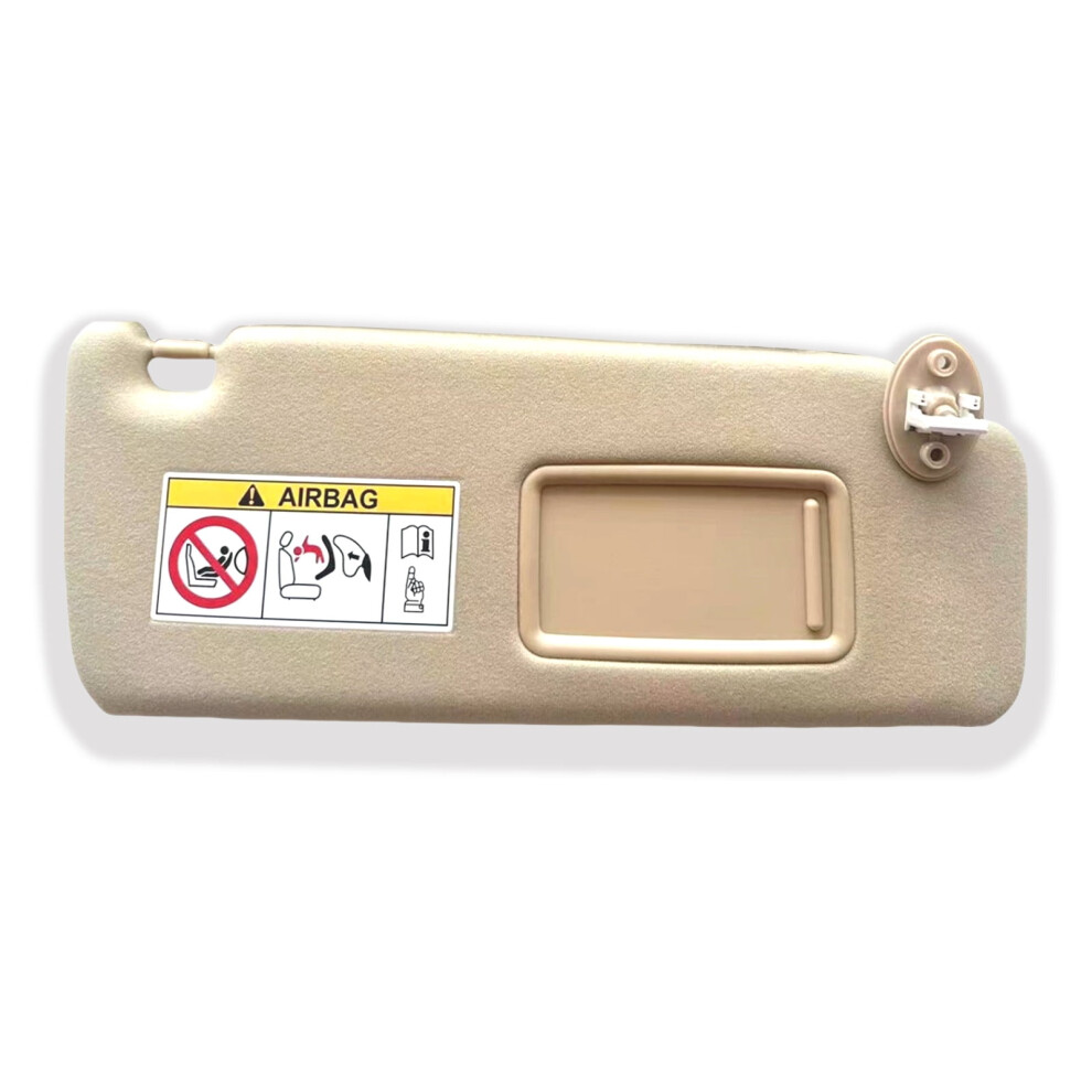 Sun Visor Replacement Fit For Lexus Gx460 2010-2023, Oe:74320-60D22-A0, Driver Left & Passenger Right Side, Sun Visor With Mirror-Right Beige 9399596745978