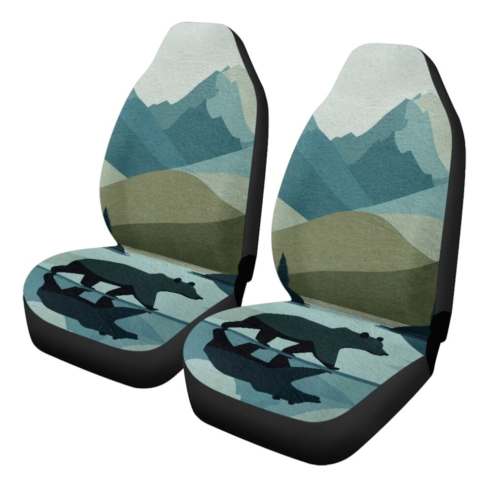 Car Seat Covers Fluffy Fur 2-Pack Velvet Coral 9087558955298