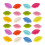Scrapbooking Buttons Nylon Assorted Colors 100PCS 6