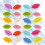 Scrapbooking Buttons Nylon Assorted Colors 100PCS 8