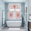 Easter Kitchen Curtains and Valances Set Pink Bowknot 4