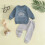 Toddler Boys Fall Outfit Set: Long Sleeve Sweatshirt + 2