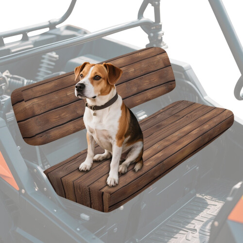 UTV Seat Covers Brown Wood Grain 2-Pack Universal