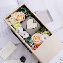 Bougie parfumée pour la Saint-Valentin, coffret cadeau cire naturelle, 1 pièce