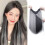 (C) Gradient V-Neck Wig for Cosplay & Parties 3