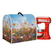Flower Sky Dust Cover for 6-8 Qt Stand Mixers Portable
