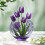 Purple Tulip Acrylic Desktop Decor 1pc 6