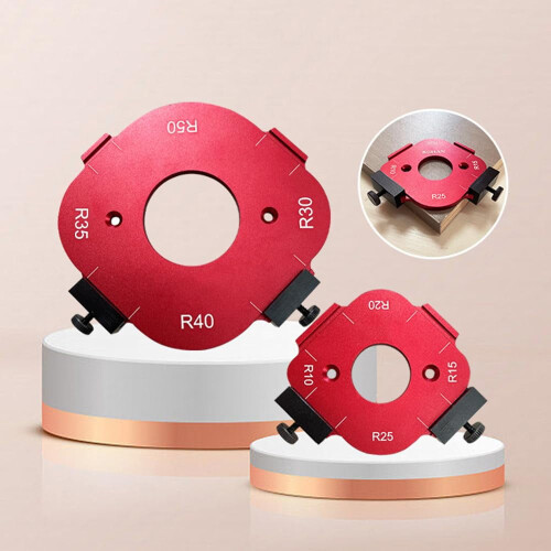 4 in 1 Woodworking Round Corner Positioning Template Durable Precision Shaping Tool Efficient Cutting Trimming 2