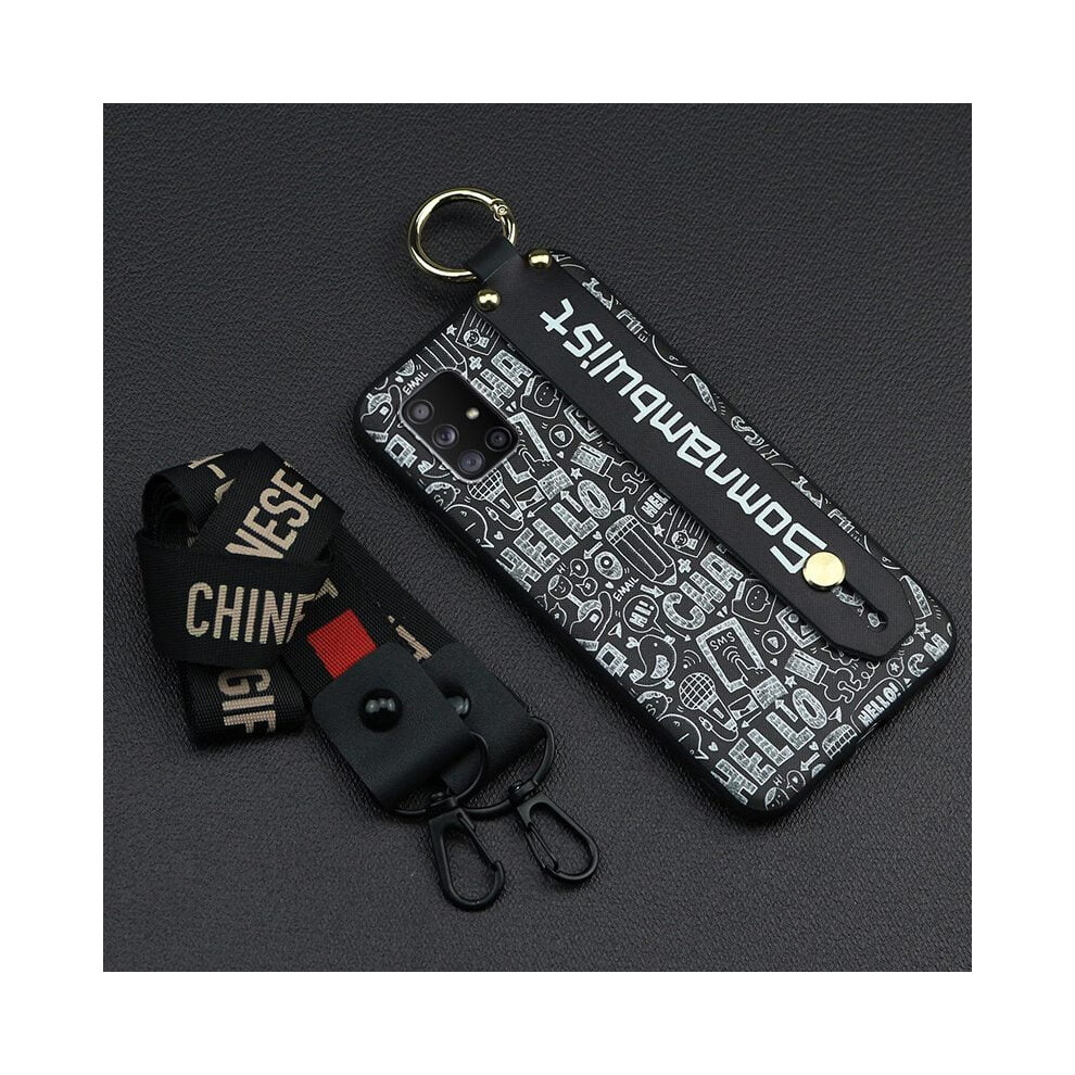 Samsung Galaxy A71 5G Phone Case Â Anti-Knock, Kickstand, Graffiti Design, Lanyard, Waterproof, Dust-Resistant 9027700169043