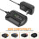 Φορτιστής μπαταρίας αντικατάστασης 20V για Worx Tools WA3742, ένδειξη LED λιθίου, καθολική 8