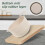 4 Pcs Plastic Mixing Bowl Set Reusable Plastic Nesting Mixing Bowl Multifunctional Nesting Container for Kitchen Cooking Baking 4