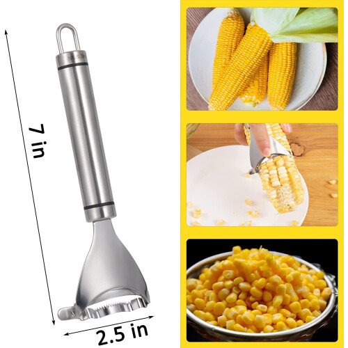 Stainless Steel Corn Peeler Set 2 Pieces 1