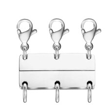 Necklace Separator for Layering – Gold Magnetic Clasp