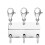 Necklace Separator for Layering – Gold Magnetic Clasp 1