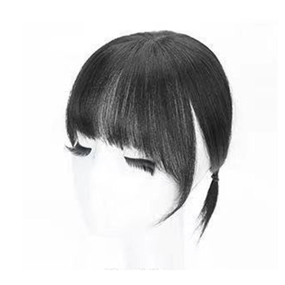 Unisex Bangs Hair Clip Mini Fringe Hairpiece Straight Clip Topper In Forehead T1x3