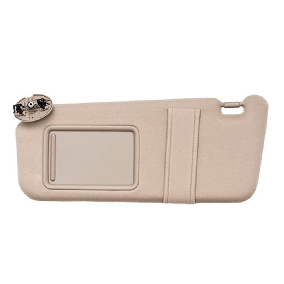 Sun Visor Replacement Fit For Toyota Camry 2007-2011, Oe: 74310-06750-E0, Driver Left & Passenger Right Side, Sun Visor With Mirror-Left Beige 9399596746845