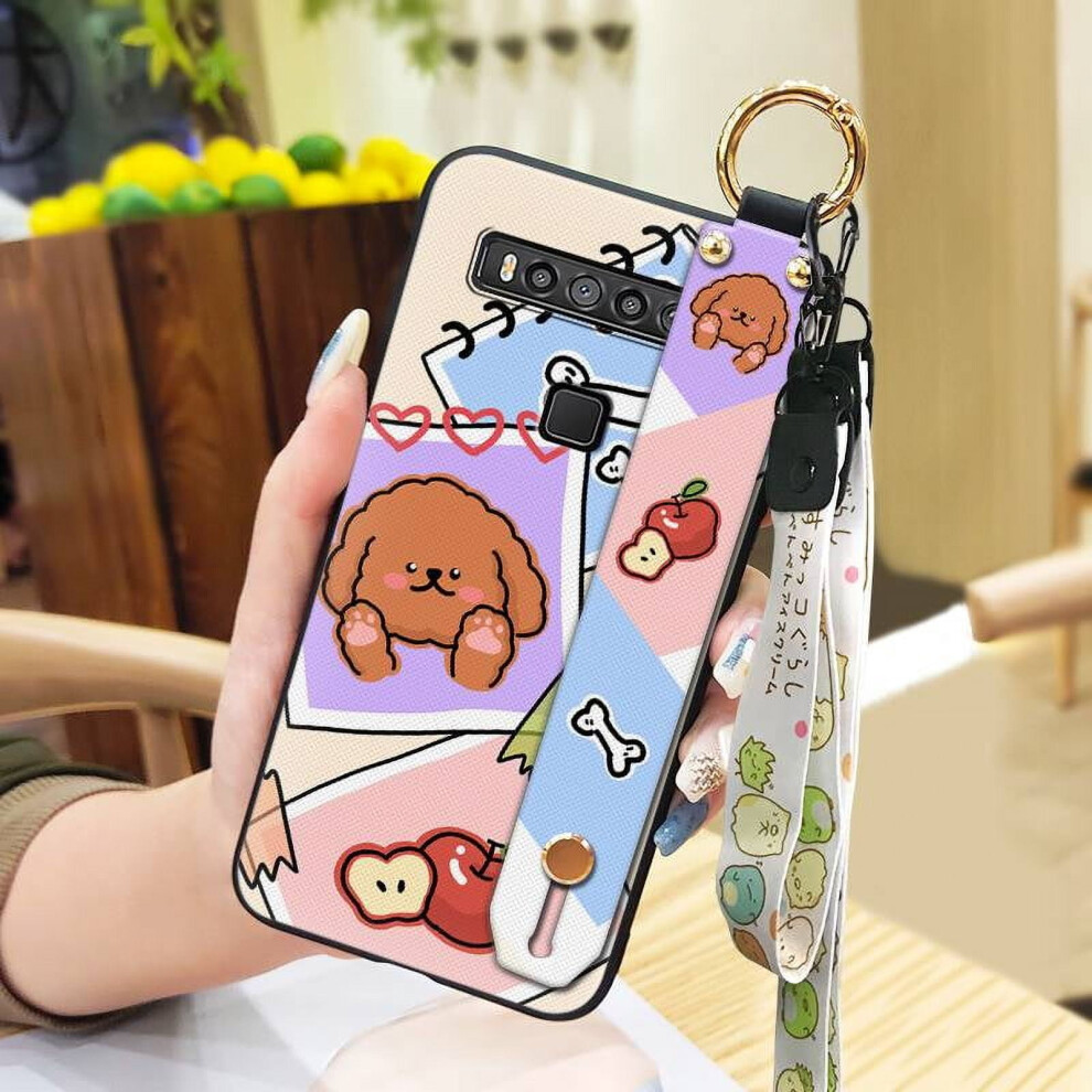 Phone Case For Tcl 10 5G Uw – Wristband, Kickstand, Lanyard, Shockproof Silicone Case 9399596254531