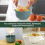 4 Pcs Plastic Mixing Bowl Set Reusable Plastic Nesting Mixing Bowl Multifunctional Nesting Container for Kitchen Cooking Baking 7