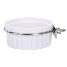 Bird feeding bowl for cage hanging, food and water dish, 1