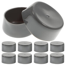 Trailer Hub Cap Rubber Plugs 1.98 Inch Black 10 Pack