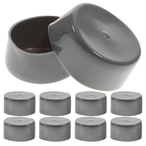 Trailer Hub Cap Rubber Plugs 1.98 Inch Black 10 Pack