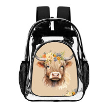 3D Printed Transparent Backpack for Comics & School – Waterproof, Multi-Functional, Back-to-School Gift