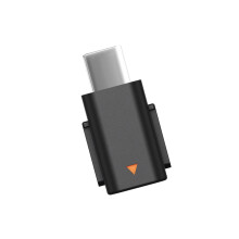 Smartphone Sound Adapter with Double Interfaces 90-Degree