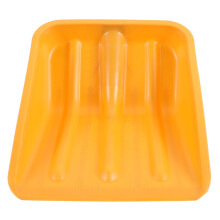Yellow plastic snow shovel head for garden use 1 piece