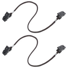2pcs Eyeglass Strap Windproof Hat Strap Clips Eyeglass Holders Around Neck Glasses String Lanyard Retainer Anti Lost Chin Strap for Hat Brown