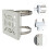 2Pièces Support Pole Caméra Alliage Robuste Pour 7