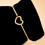 Hjerteformet strassarmbånd for kvinner, 1 stk. 7