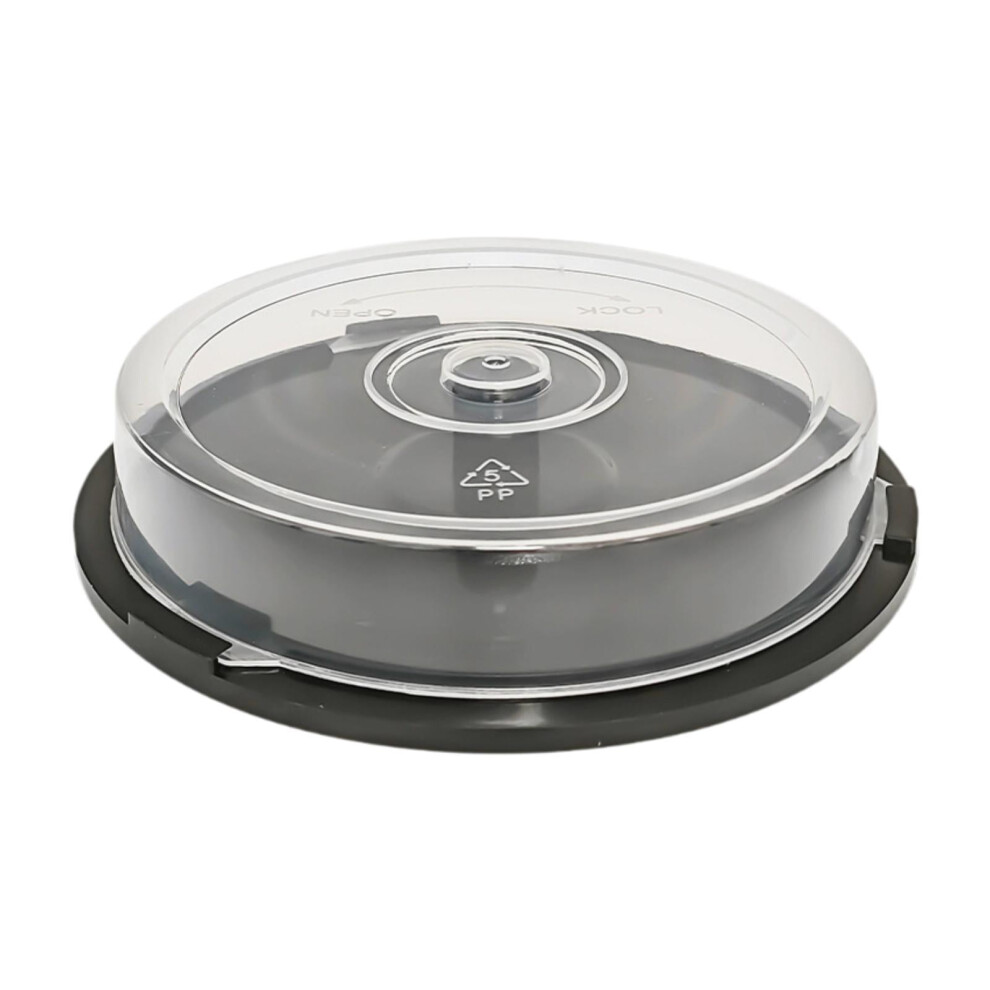 Empty Cd Storage Bucket Cd Case For Home Travel Portable With Spindle For Black 9085618496736
